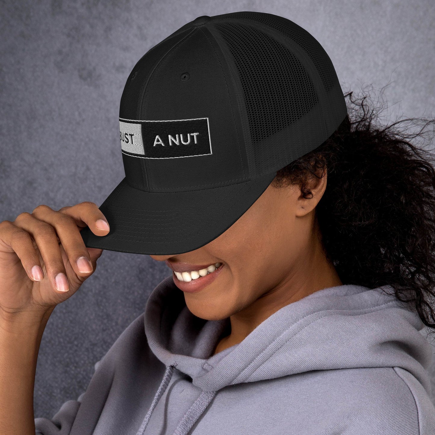 BUST A NUT TRUCKER CAP