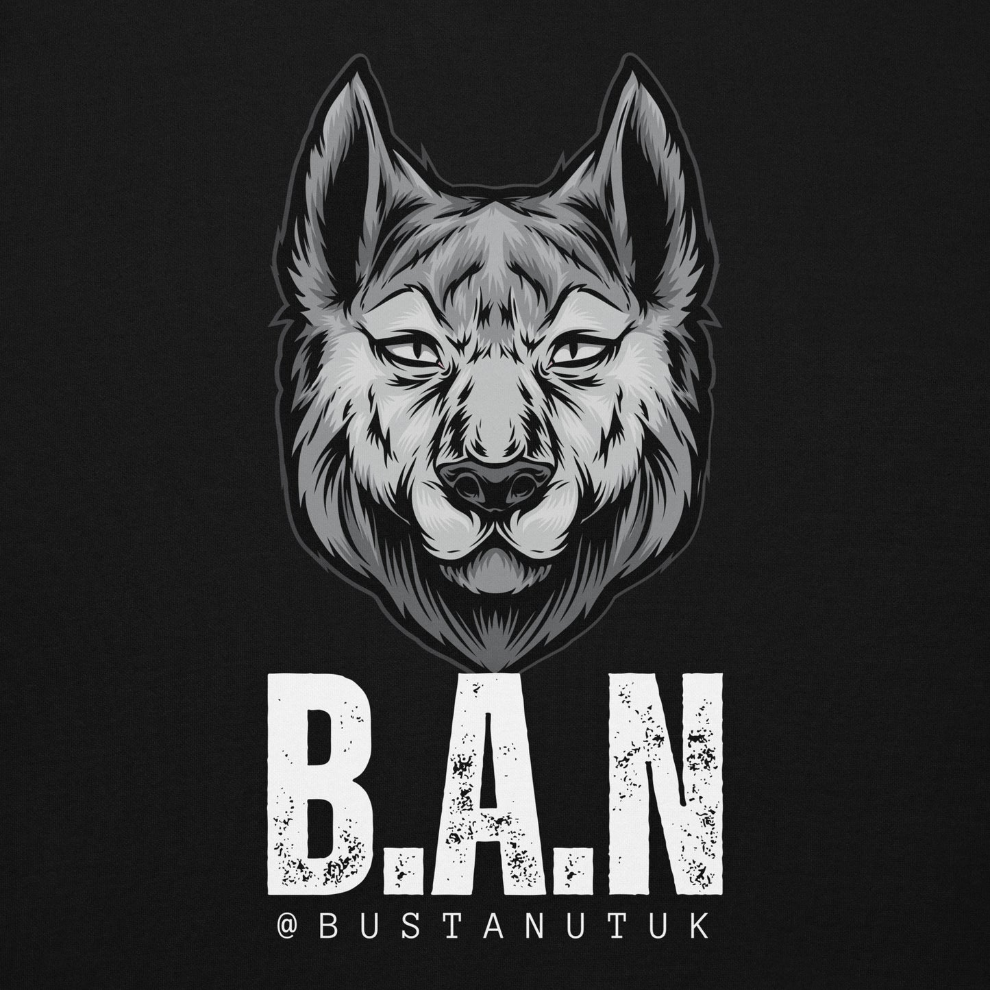 WOLF IN B.A.N CLOTHING HOODIE